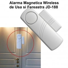 Alarmă Wireless mini de Ușă, Fereastra sau sertare JD-188