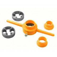 Trusă 6 piese pentru Filetare Țevi PVC, 1/2 - 3/4 - 1