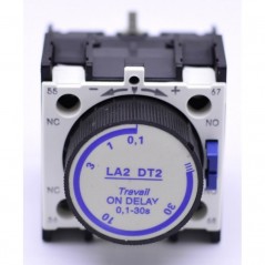Releu Auxiliar (Timer Contactor) LA2 DT2 0,1-30sec