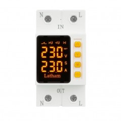 Releu Electronic de Protectie reglabil 1-63A la Supratensiune, Subtensiune si Supracurent AVR-63