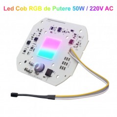 Pastila Led Cob 50W cu Lumina RGB, 220V AC / XSY-7386