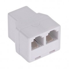 Spliter Multiplicator Retea RJ45 8P8C la 2 x Porturi RJ45 M-M