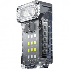 Lanterna UV LED Portabila, Incarcare USB Tip C, Raza 50 m, 5W, 3 Culori de Lumina, 1200 mAh, 8 x 2 x 4.2 cm