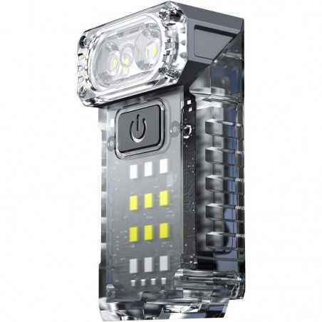 Lanterna UV LED Portabila, Incarcare USB Tip C, Raza 50 m, 5W, 3 Culori de Lumina, 1200 mAh, 8 x 2 x 4.2 cm