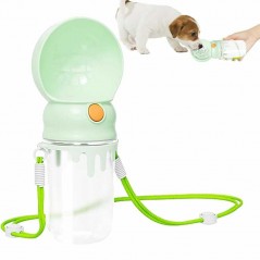 Sticlă Portabilă de Apă pentru Câini și Pisici, 360ml – Recipient Anti-Scurgere, Ideal pentru Plimbări și Călătorii