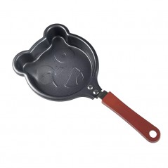 Mini tigaie pentru ouă – formă ursuleț (diverse fețe)