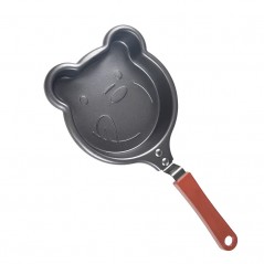 Mini tigaie pentru ouă – formă ursuleț (diverse fețe)