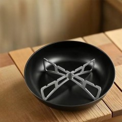 Suport pentru Gatit la Abur, din Otel Inoxidabil, 12 x 3 cm, Argintiu