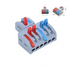 Conector rapid 2 intrari 6 iesiri LT-623