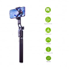 Selfie Stick Tripod 1.7m 3 în 1 cu Telecomandă Bluetooth detașabilă – model TZP-802