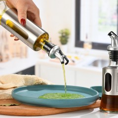 Sticla de ulei, Sticla de Ulei din Otel Inoxidabil, Sticla pentru Lichide de Bucatarie, volum 300 ml