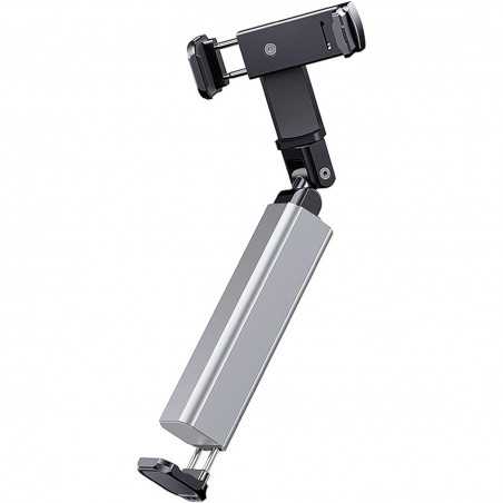 Suport pentru Telefon Mobil, Portabil, Pliabil, Telescopic, Rotativ, din Plastic, Gri