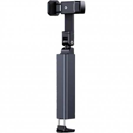 Suport pentru Telefon Mobil, Portabil, Pliabil, Telescopic, Rotativ, din Plastic, Negru