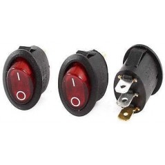 5 x Intrerupator oval led on/off 220V