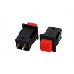 Intrerupator patrat push cu retinere L 14mm x l 14mm x h 20mm