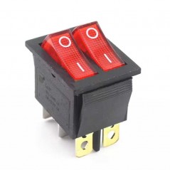 Intrerupator dublu led on/off