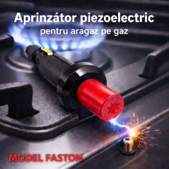 Aprinzator aragaz piezoelectric, buton aprindere aragaz pe gaz model faston