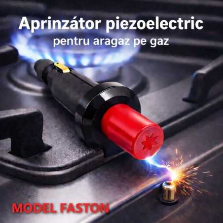 Aprinzator aragaz piezoelectric, buton aprindere aragaz pe gaz model faston