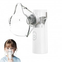 Aerosol portabil cu acumulatori, pentru toate varstele, 3 tipuri de interfate, debit 0.2mlmin, ceata uniforma, silentios