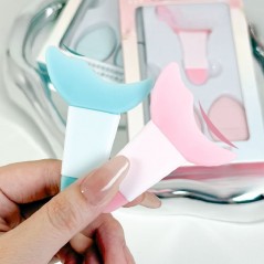 Kit de Aplicare Tus pentru Incepatori, Accesoriu Machiaj, 4 Piese Tus Impermeabil, Negru