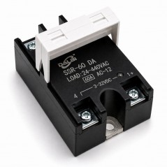 Releu Static SSR-60 DA 60A 24-440V AC Control 3-32V DC