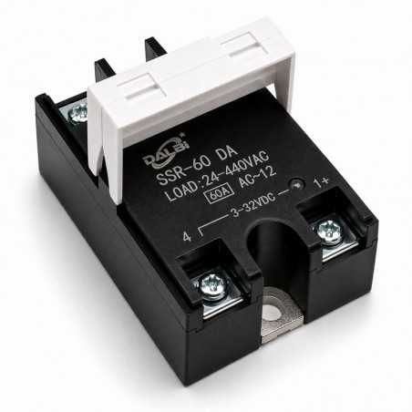 Releu Static SSR-60 DA 60A 24-440V AC Control 3-32V DC