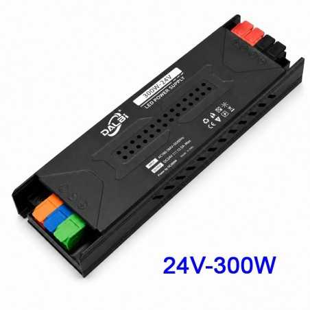 Sursa Alimentare LED 24V 300W 12.5A Slim cu Conectare Rapida Push-In