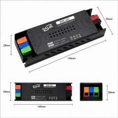 Sursa Alimentare LED 24V 60W 2.5A Slim cu Conectare Rapida Push-In