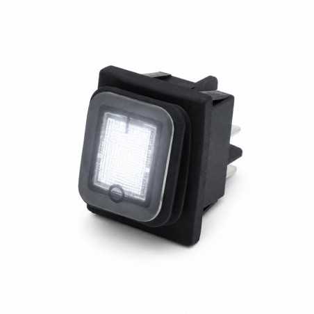 Intrerupator IRS KCD4 16A 250V cu Membrana Cauciuc si LED Alb