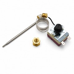 Termostat de Siguranta 120°C cu Capilar 250V 16A WHD-120EM