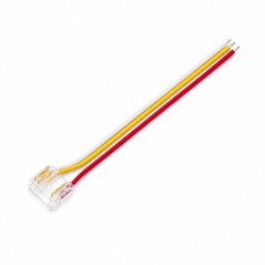 Conector Banda LED COB Monocolor 12mm 3 Pini cu Cablu 10cm Set 10 Buc YOA3P-12-1