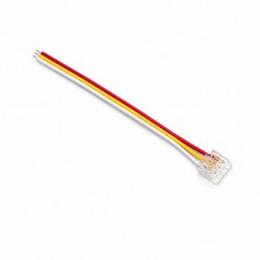 Conector Banda LED SMD Monocolor 10mm 3 Pini cu Cablu 10cm Set 10 Buc YCA3P-10-1