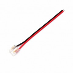 Set 10 x Conector Banda LED COBSMD Monocolor 8mm 2 Pini cu Cablu 10cm Set 10 Buc YOAYCA2P8-1