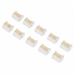 Set 10 x Conector pentru Imbinare Banda LED SMD 12mm 6 Pini Strip to Strip YCB6P-12