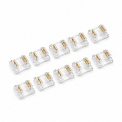 Set 10 bucati Conector pentru Imbinare Banda LED COB 10mm 3 Pini Strip to Strip YOB3P-10