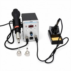 Statie de Lipit 2 in 1 cu Aer Cald 700W si Letcon 60W 8586