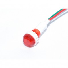 Indicator 12V Martor Rosu cu Fir