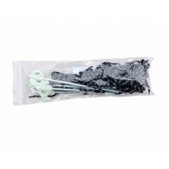 Franghie cu Cuie pentru Corturi, Set 4 Bucati, Accesorii pentru Ancorare Corturi Pavilion, Franghie 3 m, Cuie 20 cm