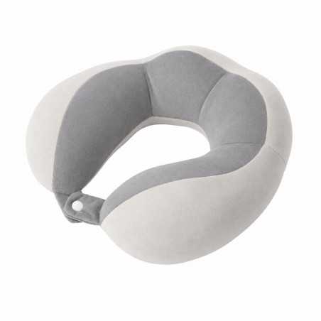 Perna de Voiaj, Pentru Gat, din Bumbac, 4 Cocoase Pentru Confort, Accesoriu de Voiaj, Birou, Masina, Sistem Prindere Capse
