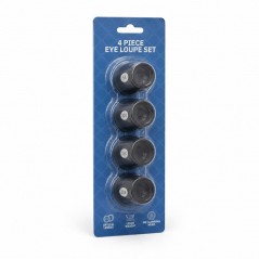 Set 4 Lupe Ceasornicar 5X 10X 15X 20X pentru Bijuterii TE-811