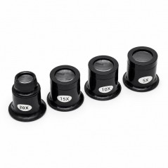 Set 4 Lupe Ceasornicar 5X 10X 15X 20X pentru Bijuterii TE-811