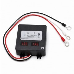 Egalizator Acumulatori 24V cu Afișaj Dublu LED pentru 2 Baterii 12V HC01
