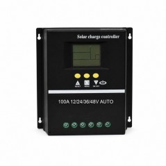 Controler Incarcare Solara PWM 100A, 12/24/36/48V Auto, LCD si 2 USB