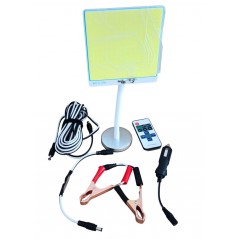 Lampa COB 300W 12V cu Suport Magnetic, Telecomandă și Alimentare Dubla la bornele bateriei si la bricheta masinii