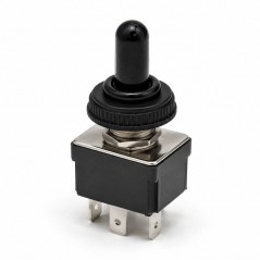 Capac de Protectie Negru pentru Intrerupator cu Maneta, cu Filet Metalic
