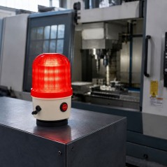 Lampa Avertizare Luminoasa si Sonora 105 dB, cu Acumulator si Magnet, ND-10J-B