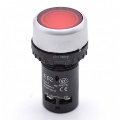 Buton Motor Push 22mm Rosu EB2-01D