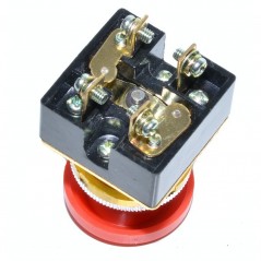 Buton motor Push fara retinere rosu LA2-J
