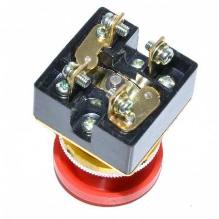 Buton motor Push fara retinere rosu LA2-J