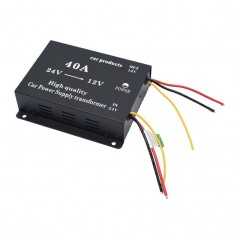 Convertor Auto de Tensiune 24V la 12V, 40A, DC-DC, cu Ventilator